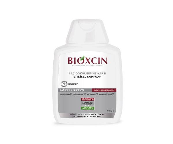 Шампунь травяной против выпадения волос для сухих и нормальных волос Bioxcin Genesis Anti-Hair Loss 300 мл
