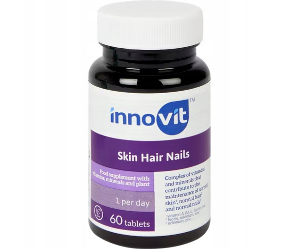 Добавка Innovit Skin Hair Nails для поддержания кожи, волос и ногтей
