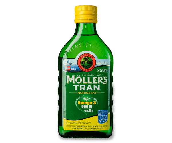 MOLLERS Норвежский рыбий жир с лимонным вкусом