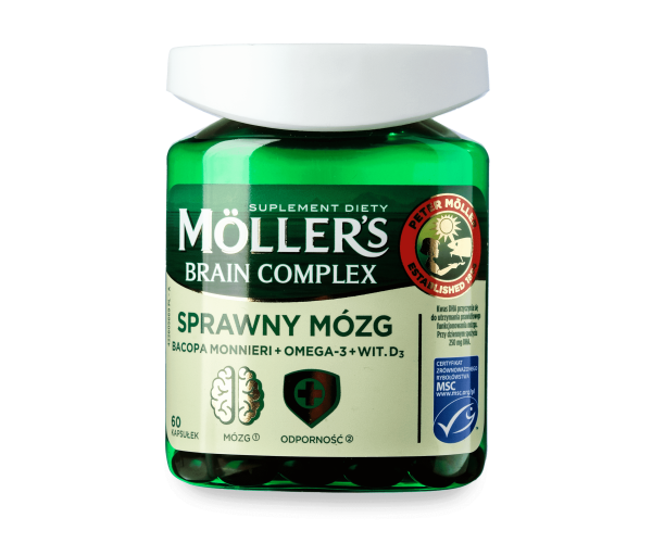 Витамины для мозга Mollers из Омега-3, 60 шт, Норвегия