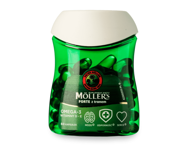 Добавка Omega 3 Mollers Forte с маслом печени трески