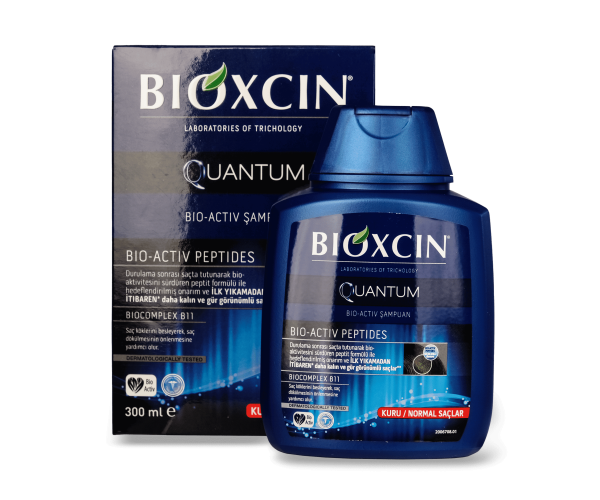 Восстанавливающий лечебный шампунь Bioxcin на натуральной основе против выпадения для сухих волос и обычной кожи головы