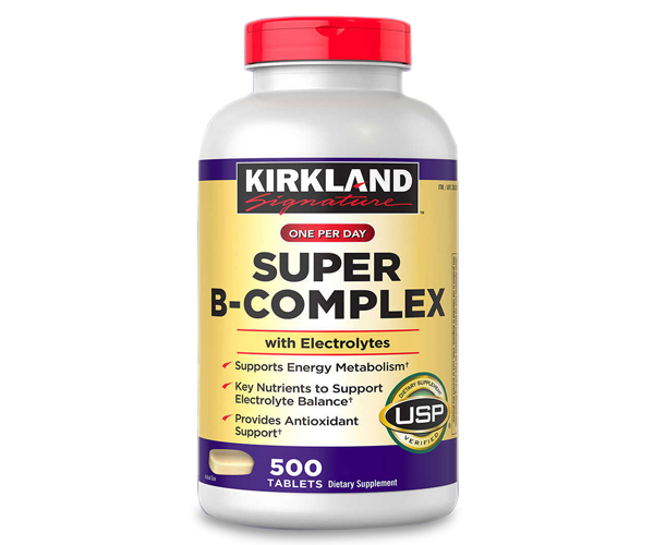 Kirkland Super B-Complex комплекс витаминов B для энергетического обмена 500 шт США